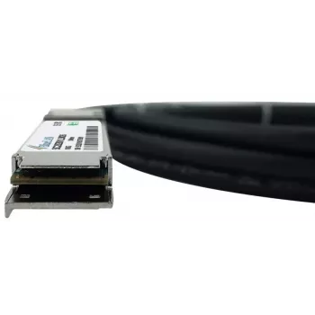 Kabel InfiniBand/światłowodowy BlueOptics 470-ABPY 1 m QSFP28 Czarny