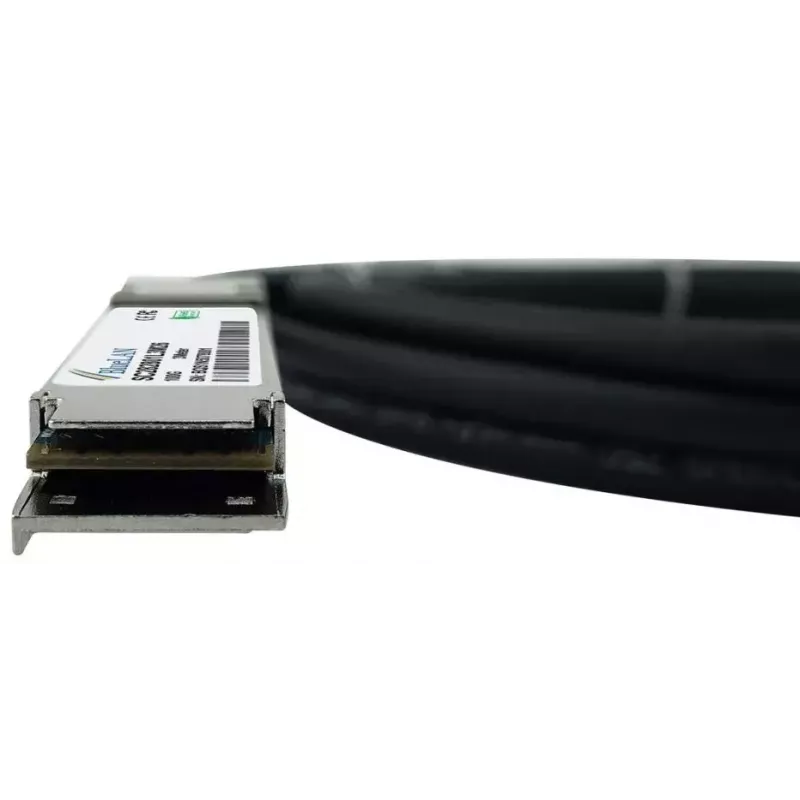 Kabel InfiniBand/światłowodowy BlueOptics 470-ABPY 1 m QSFP28 Czarny