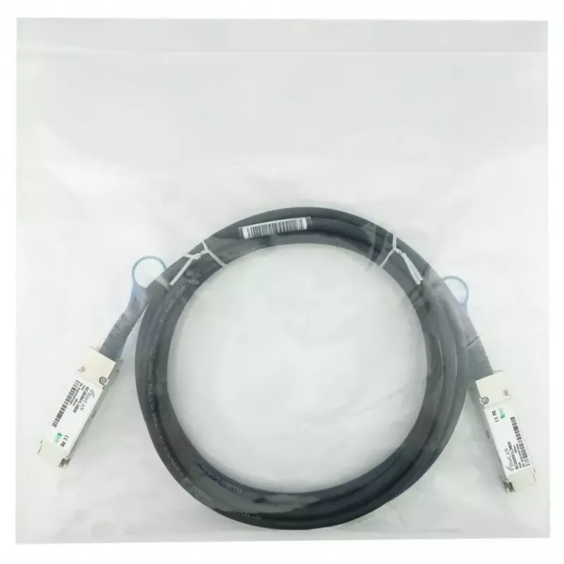 Kabel InfiniBand/światłowodowy BlueOptics 470-ABPY 1 m QSFP28 Czarny