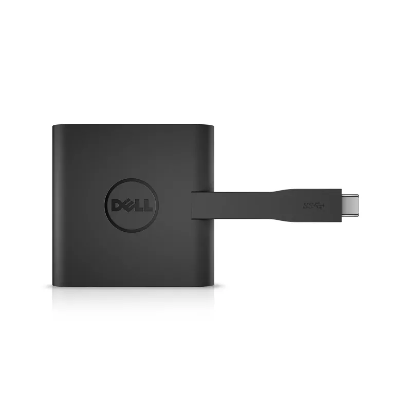 Koncentrator USB-C DELL USB-C - HDMI / VGA / Ethernet / USB 3.0 Czarny