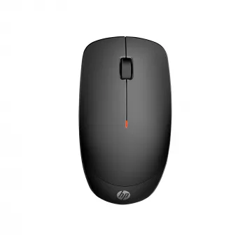 HP 235 cienki mysz bezprzewodowa, symetryczna, optyczna, RF Bezprzewodowa, 1600 DPI, czarna