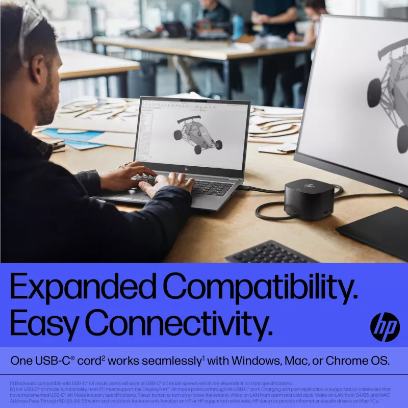 Stacja dokująca HP Thunderbolt Dock 280W G4 Wired Thunderbolt 4 Czarna
