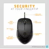 Mysz HP USB Fingerprint mysz USB Type-A