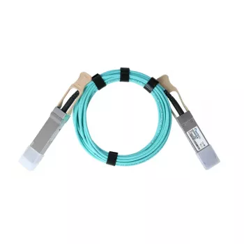 BlueOptics InfiniBand/kabel światłowodowy 1 m QSFP28 kolor aqua