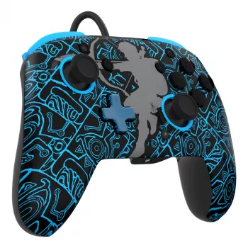PDP Nintendo Switch Sheikah Shoot REMATCH GLOW Controller, Gamepad, Nintendo Switch, Nintendo Switch Lite, Nintendo Switch OLED, D-pad, Home button, Analogue / Digital, Wired, USB
