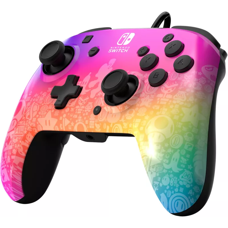 PDP REMATCH Wired Controller: Star Spectrum dla Nintendo Switch, Nintendo Switch - OLED Model
