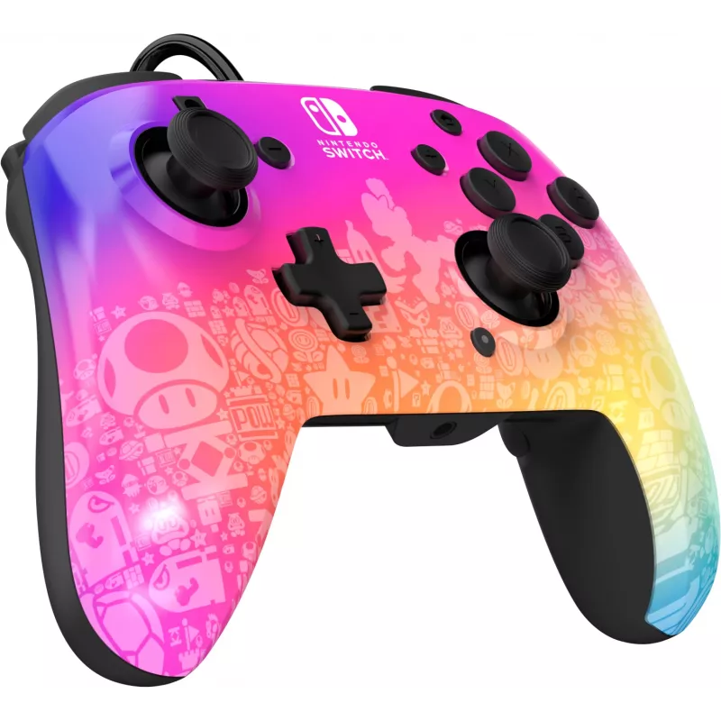 PDP REMATCH Wired Controller: Star Spectrum dla Nintendo Switch, Nintendo Switch - OLED Model