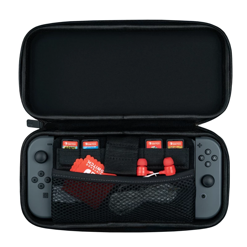 Etui na przenośną konsolę do gier PDP 500-141-EU Twarda skorupa Nintendo Szary