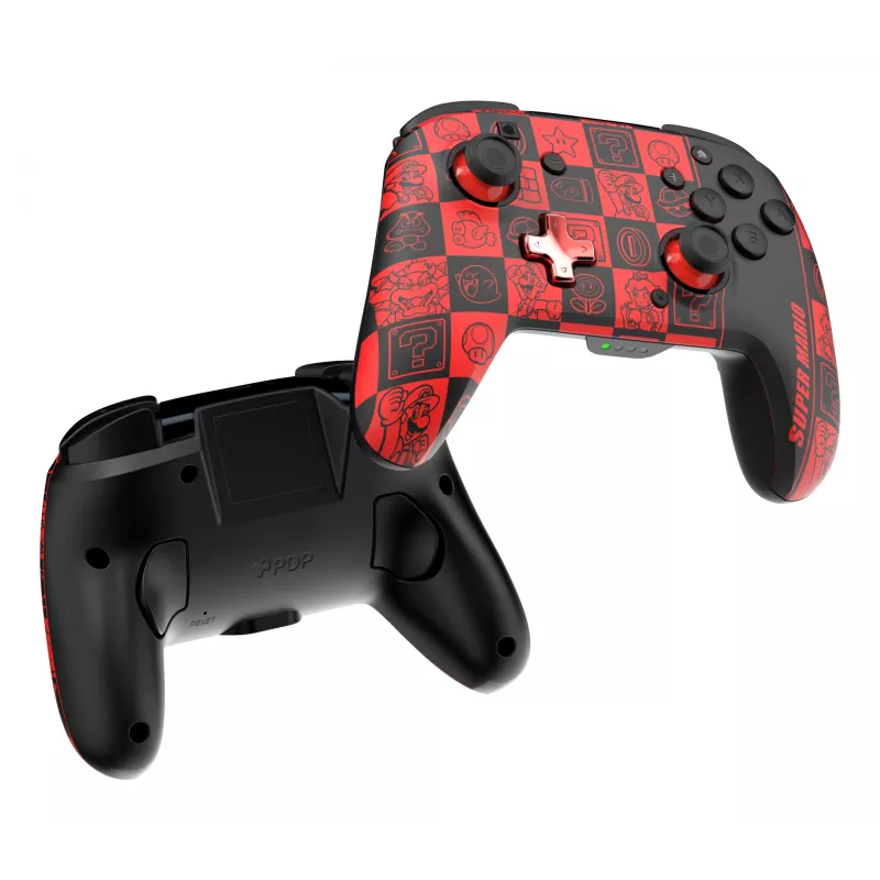 PDP REMATCH GLOW Czarny, Zielony, Czerwony Gamepad Analogowy / Cyfrowy Nintendo Switch, Nintendo Switch OLED