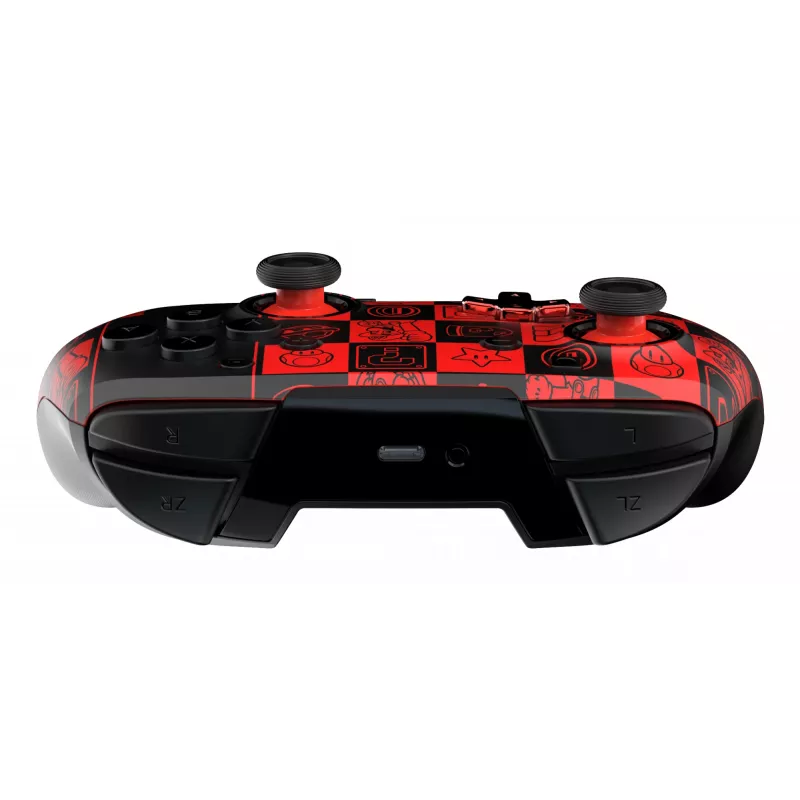 PDP REMATCH GLOW Czarny, Zielony, Czerwony Gamepad Analogowy / Cyfrowy Nintendo Switch, Nintendo Switch OLED