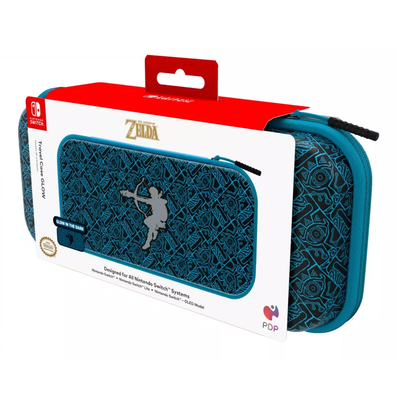 PDP Travel Case GLOW: Sheikah Shoot, dla Nintendo Switch, Nintendo Switch Lite, Nintendo Switch – model OLED