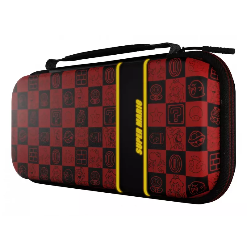 Etui podróżne PDP Travel Case Plus GLOW: Super Icon, do Nintendo Switch, Nintendo Switch Lite, Nintendo Switch – model OLED