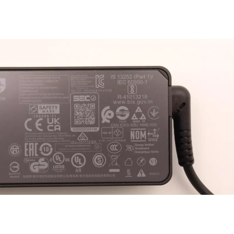 Zasilacz sieciowy 65W USB Type-C Lenovo 5A10W86254 — zasilacz USB-C 65W do laptopów i kompatybilnych urządzeń