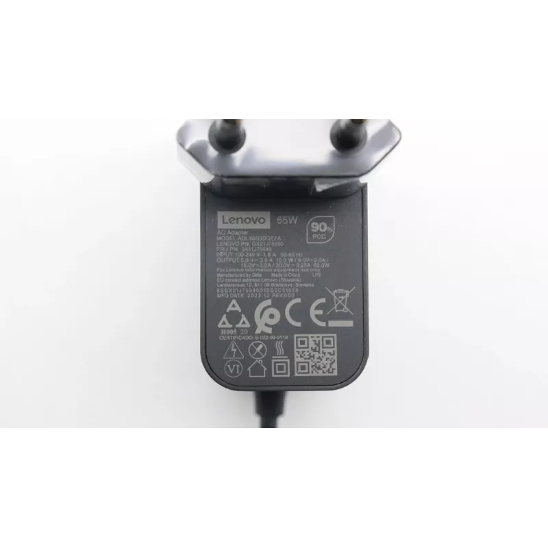 Lenovo 5A11J75649 zasilacz/inwerter Wewnętrzny 65 W Czarny