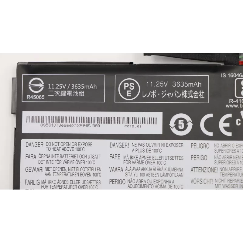 Bateria Lenovo 5B10T36866 11.25 V 42 Wh 3-ogniwowa zamienna do kompatybilnych laptopów Lenovo