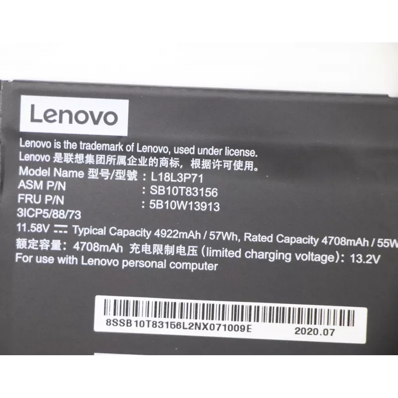 Bateria Lenovo 5B10W13913 do laptopów Lenovo Niezawodne zasilanie