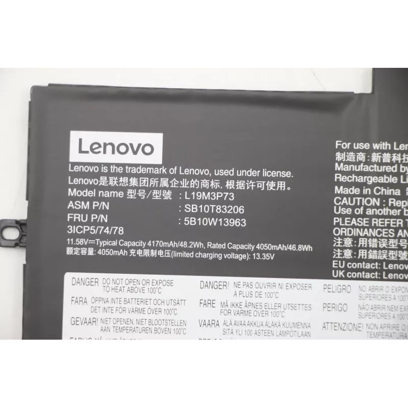 Wewnętrzna bateria Lenovo 5B10W13963 48,2Wh Li‑Ion do kompatybilnych laptopów Lenovo