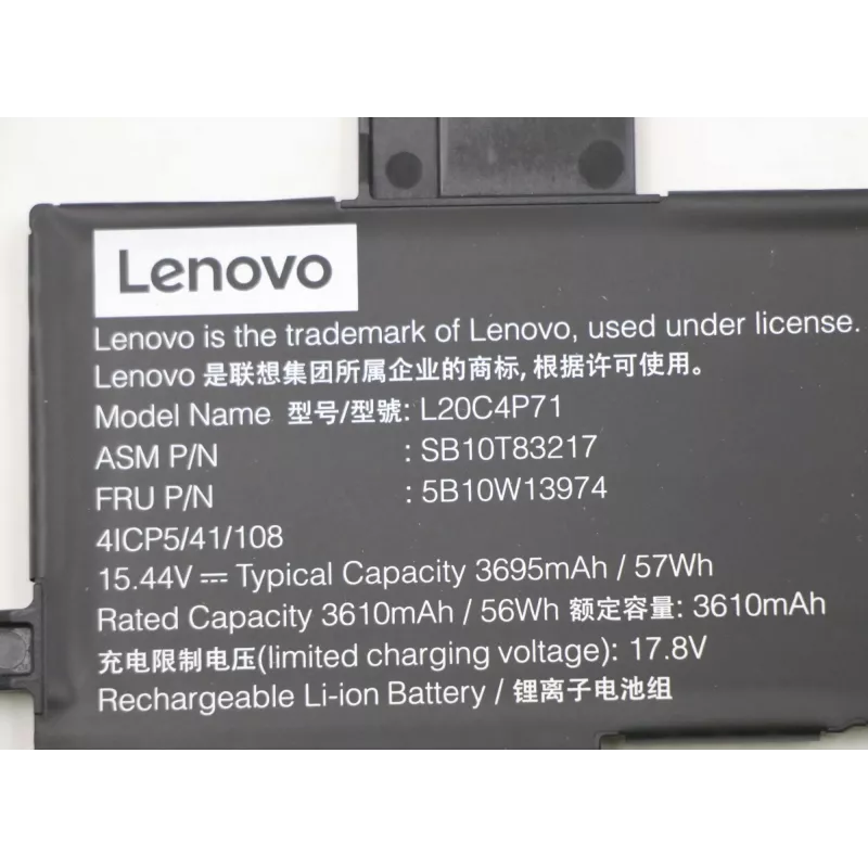 Bateria do laptopa Lenovo 57Wh model 5B10W13974 do kompatybilnych laptopów Lenovo