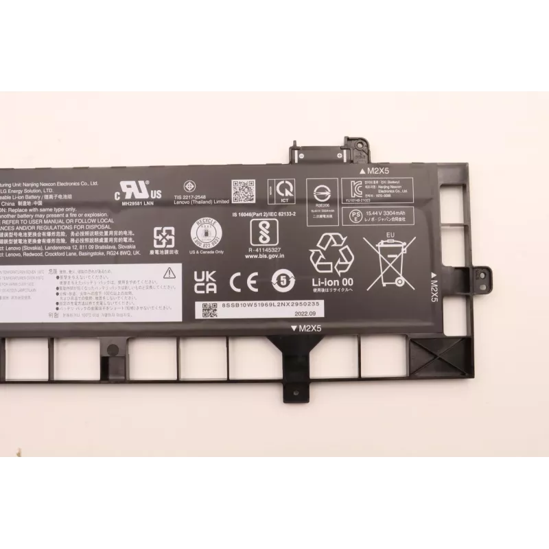 Wewnętrzna bateria do laptopa Lenovo 5B10W51868 4-ogniwowa 52,5 Wh do kompatybilnych notebooków Lenovo