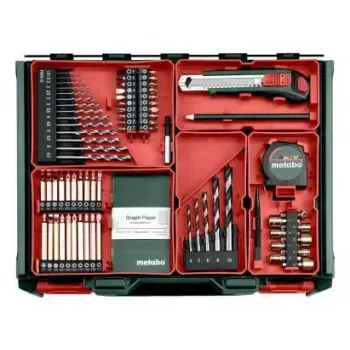 Wiertarko-wkrętarka akumulatorowa z uchwytem pistoletowym Metabo BS 18, uchwyt bezkluczykowy, 1,3 kg, 1600 obr./min, uchwyt 10 mm, 2 Ah Li-Ion (2 akumulatory)
