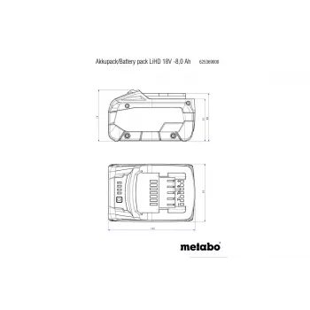 Ładowarka do akumulatorów Metabo 625549000 Universal AC