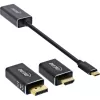 Zestaw konwerterów wyświetlacza InLine USB 6-w-1, 4K/60Hz czarny
