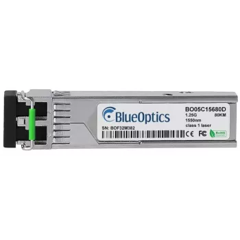 Moduł transceivera światłowodowego BlueOptics 740-031849-BO SFP LC Aluminium 20g