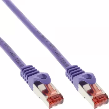 Patch kabel InLine Cat6 S/FTP PiMF RJ-45–RJ-45 250MHz PVC fioletowy 1.5m