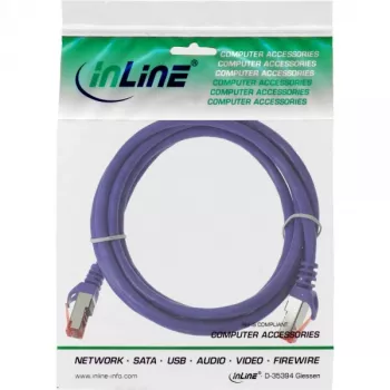 Patch kabel InLine Cat6 S/FTP PiMF RJ-45–RJ-45 250MHz PVC fioletowy 1.5m