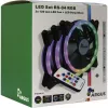 Wentylator do obudowy Inter-Tech RS-04 RGB 12 cm Czarny