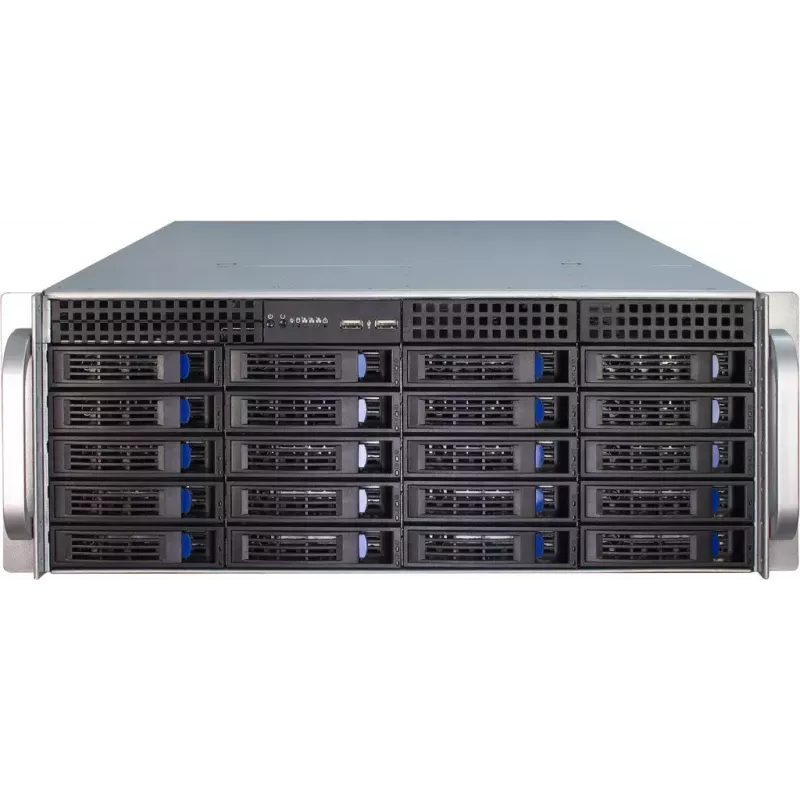 Obudowa serwerowa Inter-Tech IPC 4U-4420 Rack niebieska