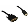 Adapter interfejsu INTER-TECH KT-150D — RJ-45 (żeński) na DVI‑D, przewodowy, maks. 1980×1080, w zestawie kabel USB A–B, metal, czarny