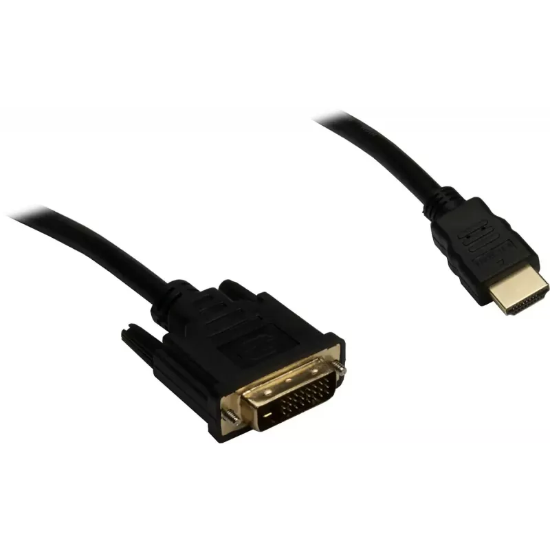 Adapter interfejsu INTER-TECH KT-150D — RJ-45 (żeński) na DVI‑D, przewodowy, maks. 1980×1080, w zestawie kabel USB A–B, metal, czarny