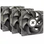 Fan Inter-Tech 88887368 Układ chłodzenia komputerowego 12 cm Czarny 3 szt.