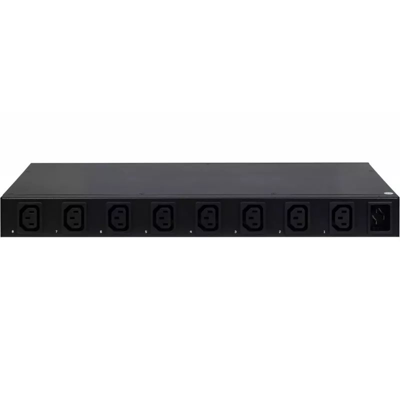 PDU Inter-Tech SD-1688 8 gniazd AC Stal Czarny