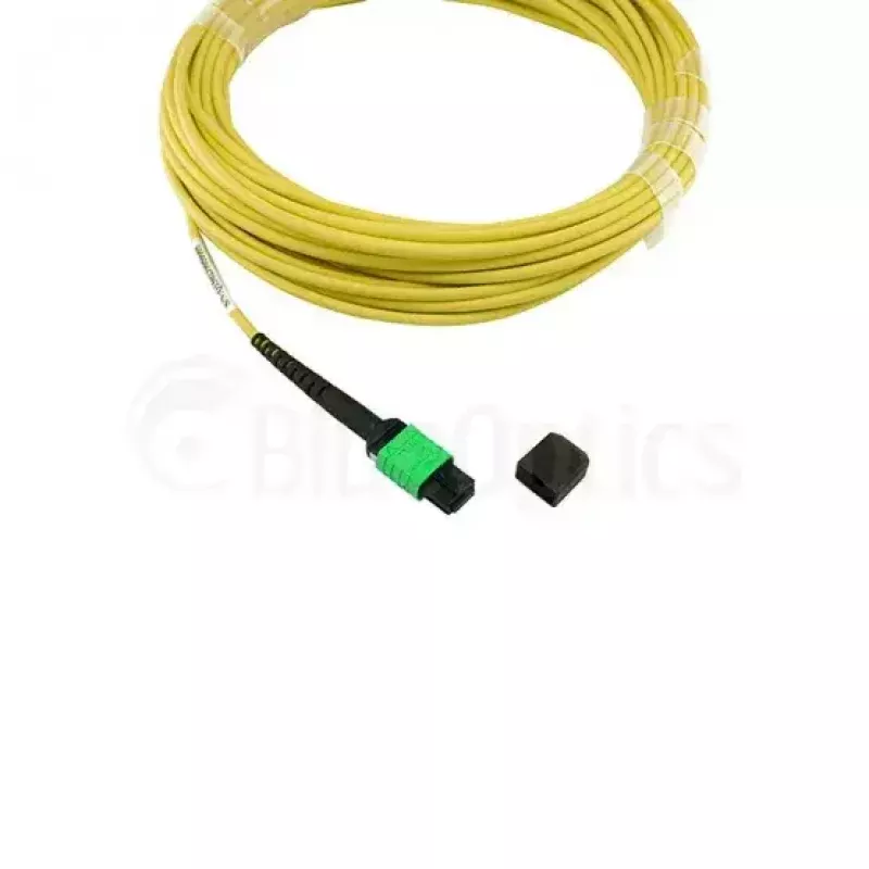 BlueOptics InfiniBand kabel światłowodowy 5 m MTP 4x LC Zielony