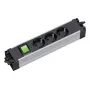 Listwa zasilająca Bachmann STEP ALU 3x gniazda, 1x włącznik, obudowa aluminiowa, 230V 16A, IP20