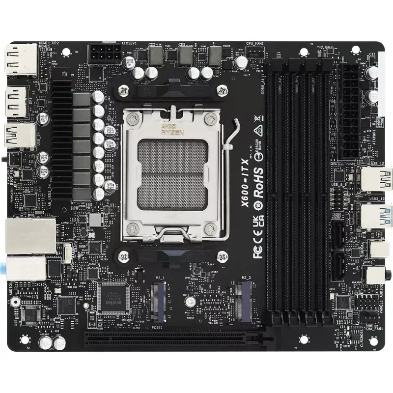 PC barebone ASRock DeskMeet X600 Desktop Czarny