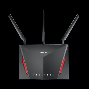 Bezprzewodowy router stacjonarny ASUS RT-AC2900, dwuzakresowy 2,4/5 GHz, Wi‑Fi 5 (802.11ac), 2917 Mb/s, Gigabit Ethernet, 4 porty LAN, USB, 4 anteny
