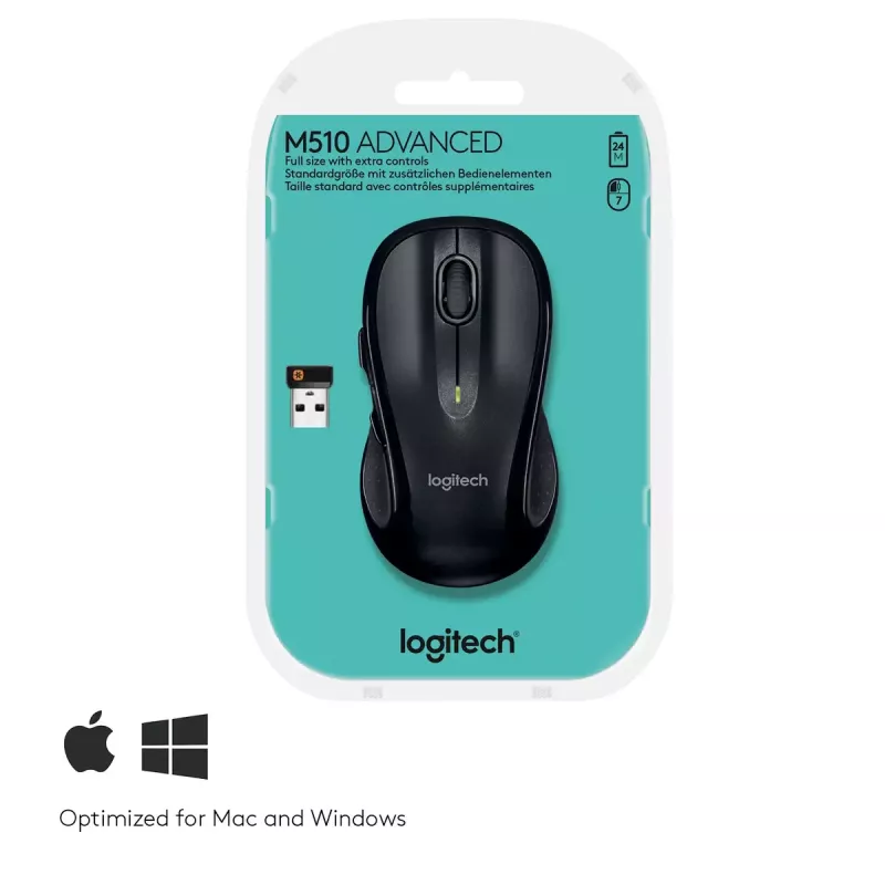 Mysz Logitech M510 RF Bezprzewodowa