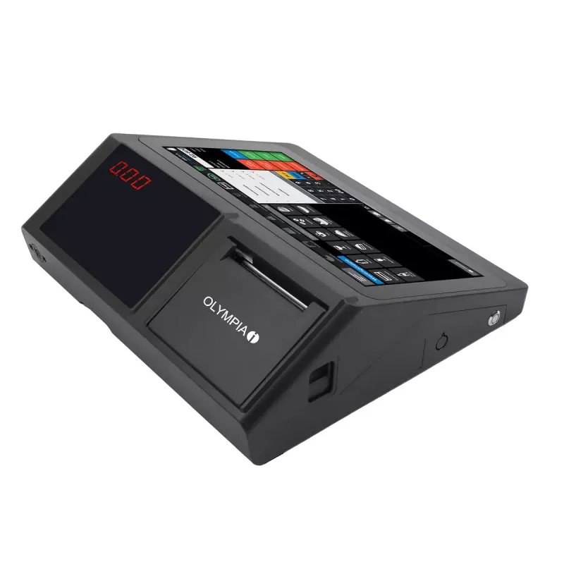 Kasa fiskalna Olympia T110 Drukarka termiczna bezpośrednia, 100000 PLU, wyświetlacz LED (10,1 cala)