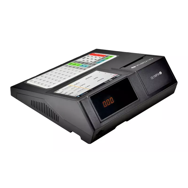 Kasa fiskalna Olympia K200 PLUS — Drukarka termiczna, 10000 PLU, wyświetlacz LED