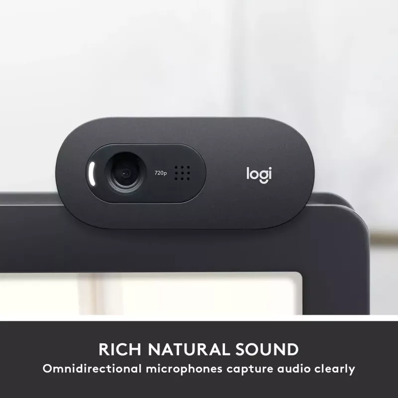 Kamera internetowa Logitech C505 HD 1280x720 USB Czarna