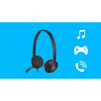 Zestaw słuchawkowy Logitech H340 USB