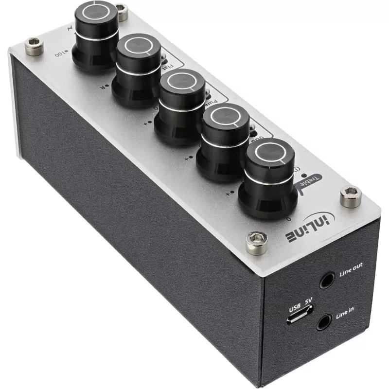 InLine AmpEQ mobile, Tri-Tone Hi-Res AUDIO Przedwzmacniacz i wzmacniacz słuchawkowy, stereofoniczny 3,5 mm