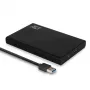 Obudowa HDD/SSD ACT 2,5 cala SATA, beznarzędziowa, USB 3.2 Gen1