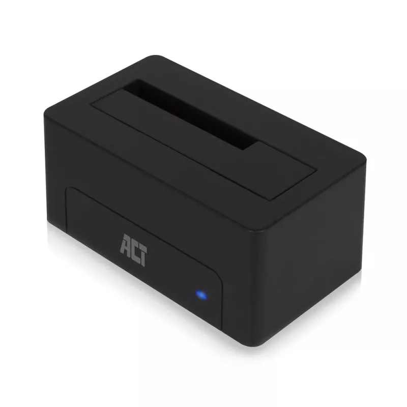 Stacja dokująca ACT 2,5 cala/3,5 cala SATA HDD/SSD USB 3.2 Gen1 Czarna