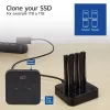 ACT M.2 NVMe/PCIe dualna stacja dokująca do klonowania SSD, USB-C 3.2 Gen2