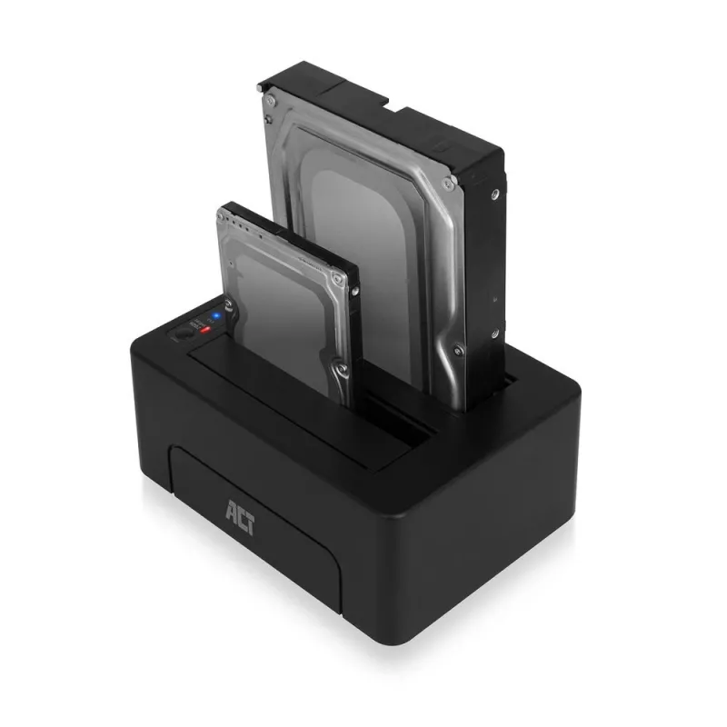 Stacja dokująca ACT na dwa dyski SATA 2,5 cala i 3,5 cala HDD/SSD, USB 3.2 Gen1