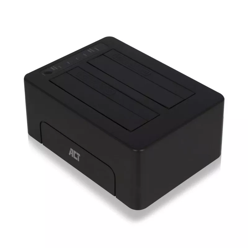 Stacja dokująca ACT na dwa dyski SATA 2,5 cala i 3,5 cala HDD/SSD, USB 3.2 Gen1
